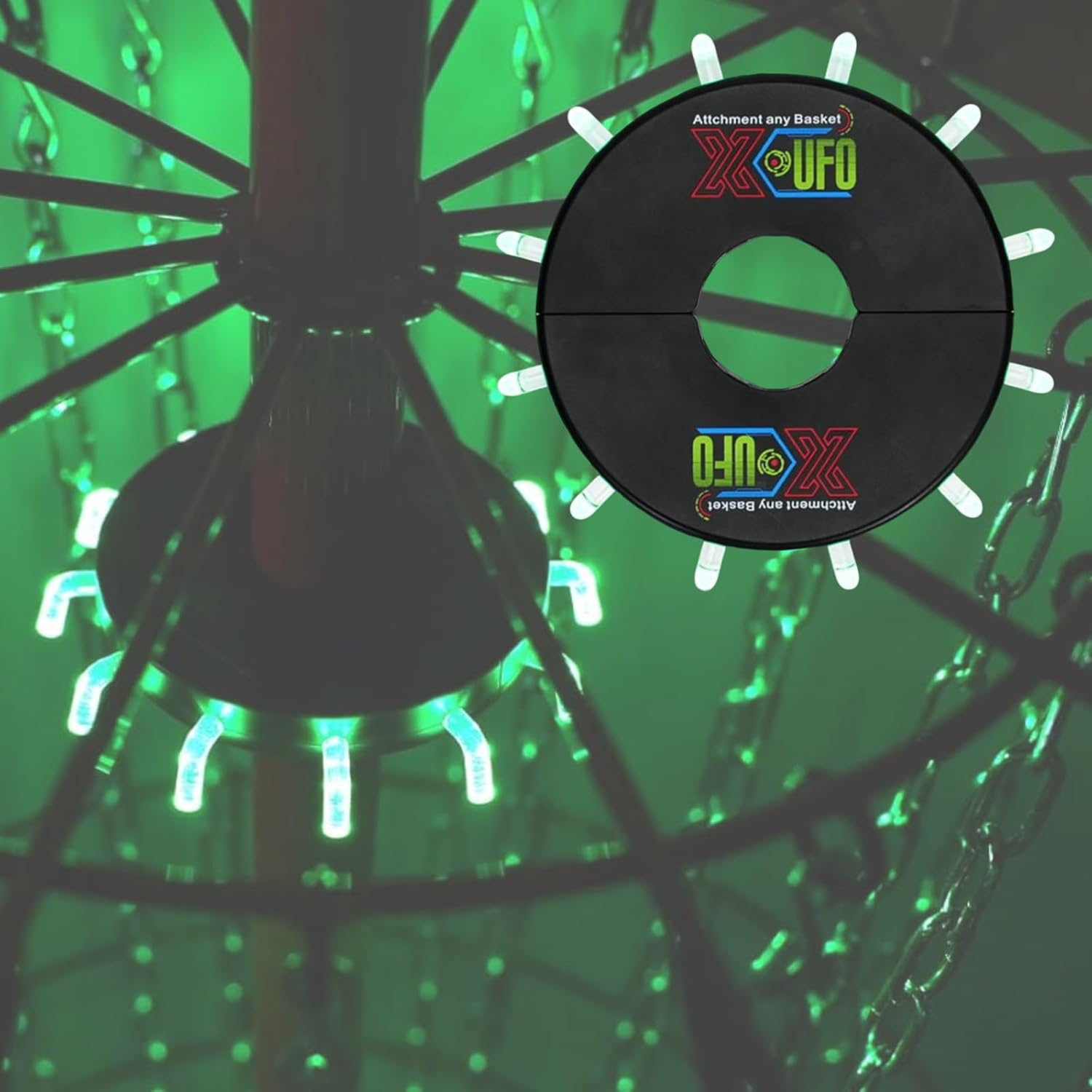 X-UFO Disc Golf Basket Score Sensor Light